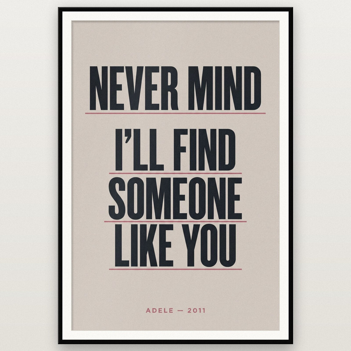 Someone Like You Lyrics Print