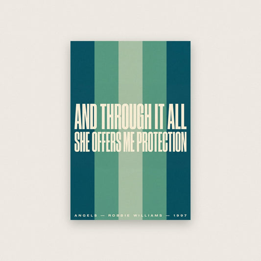 Angels Lyrics Print