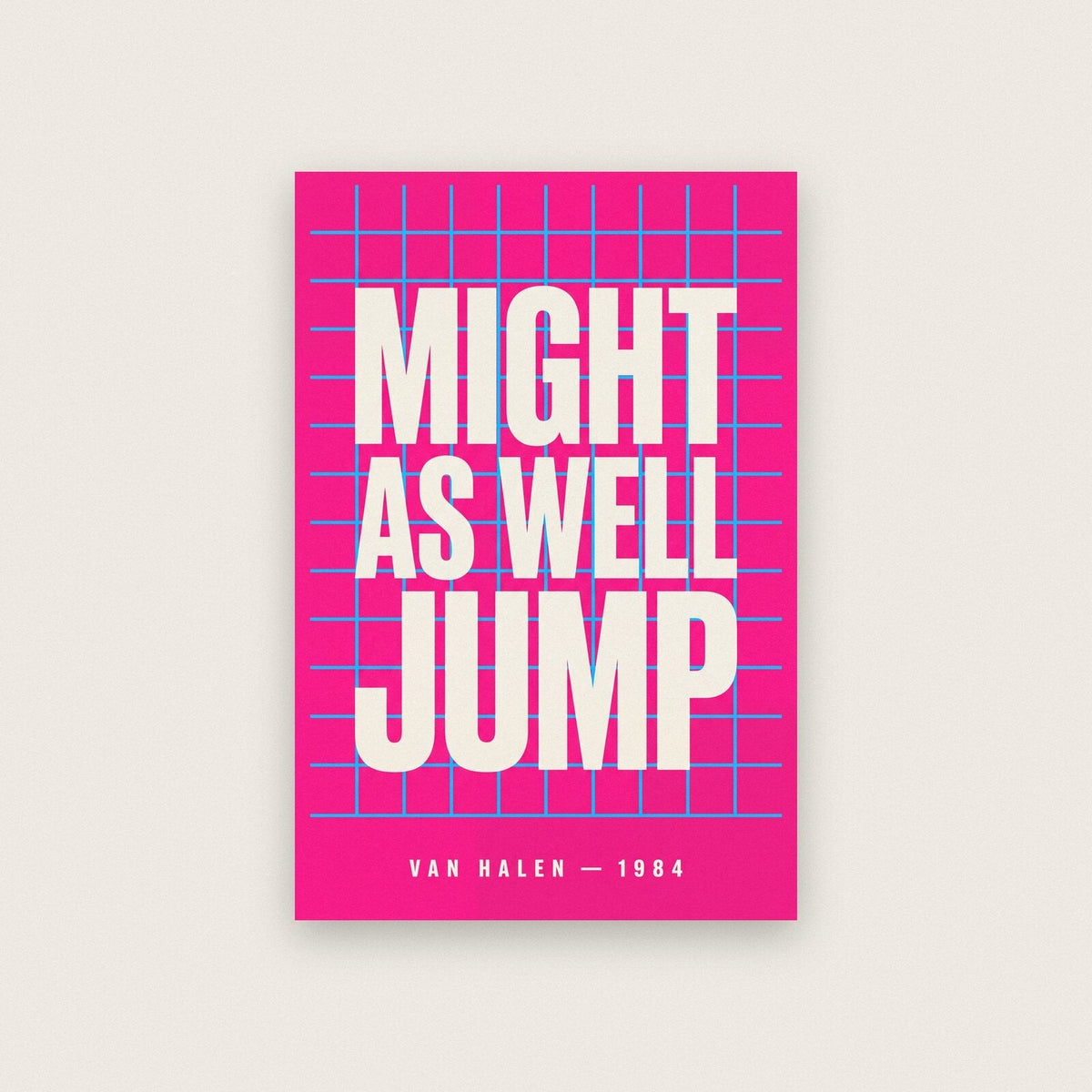 Jump Lyrics Print