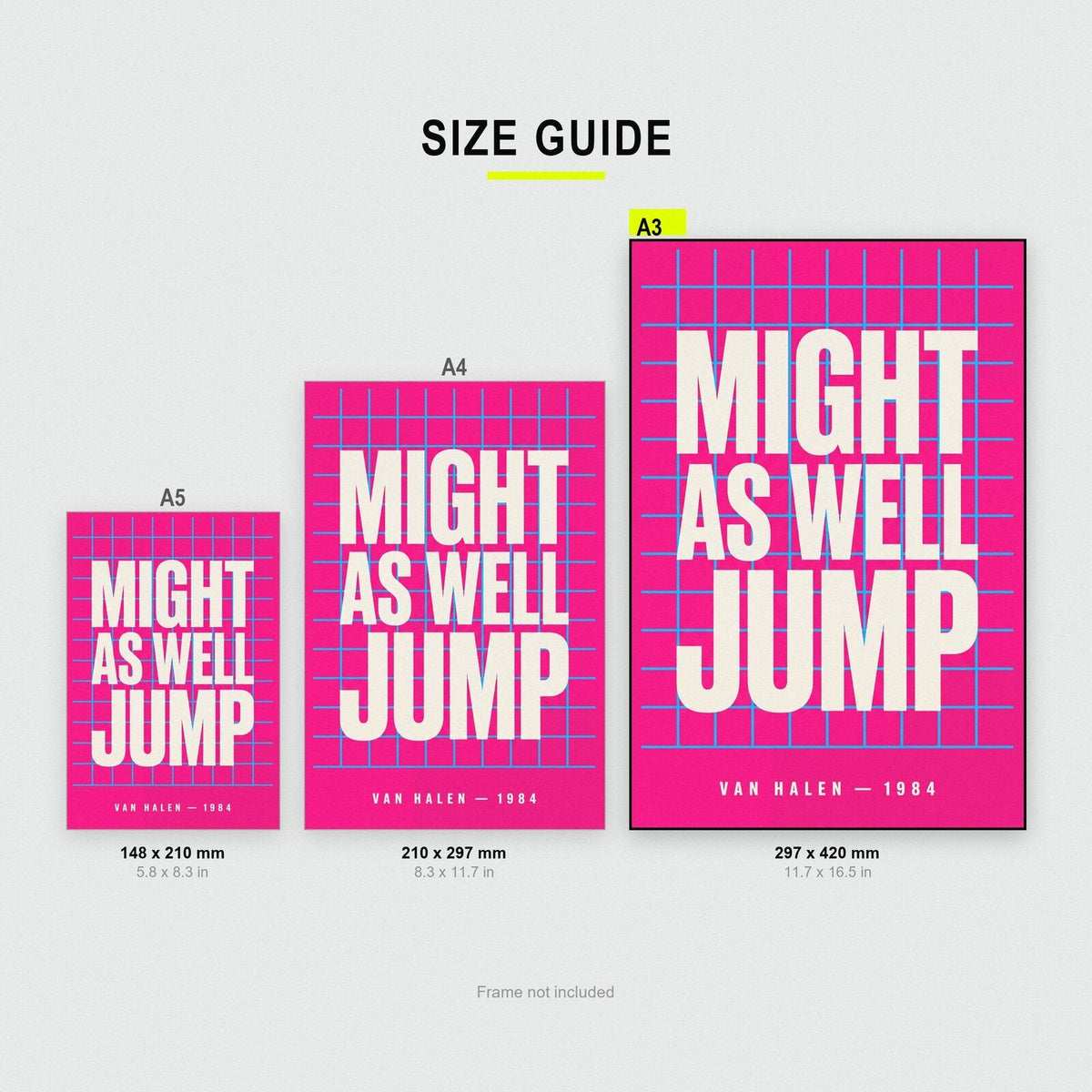 Jump Lyrics Print