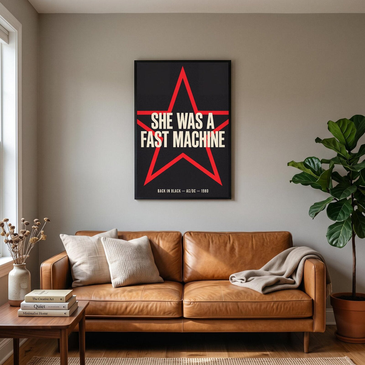 You Shook Me All Night Long Lyrics Print
